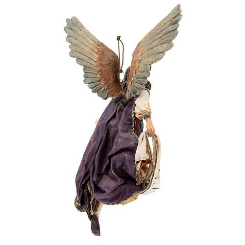 Dois Anjos Glória para Presépio Angela Tripi com figuras de altura média 30 cm 10