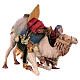 Nativity scene figurine, King getting off his camel by Angela Tripi 18 cm s12
