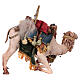 Nativity scene figurine, King getting off his camel by Angela Tripi 18 cm s14