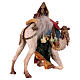 Nativity scene figurine, King getting off his camel by Angela Tripi 18 cm s16