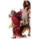 Nativity scene figurine, King getting off his camel by Angela Tripi 18 cm s19