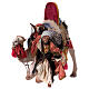 Nativity scene figurine, King getting off his camel by Angela Tripi 18 cm s4