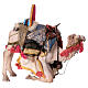 Nativity scene figurine, King getting off his camel by Angela Tripi 18 cm s7