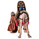 Nativity scene figurine, King getting off his camel by Angela Tripi 18 cm s9