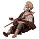 Sitzender Bettler, für 18 cm Krippe von Angela Tripi, Terrakotta s2