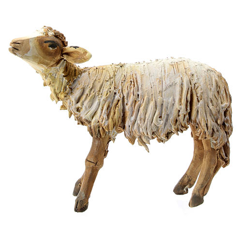 Mouton qui regarde vers le haut 13 cm Angela Tripi 1