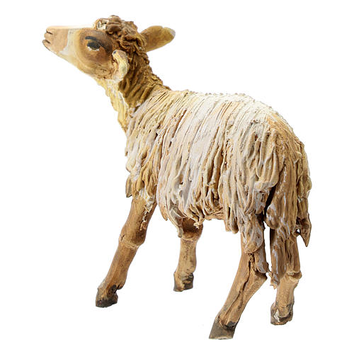 Mouton qui regarde vers le haut 13 cm Angela Tripi 3