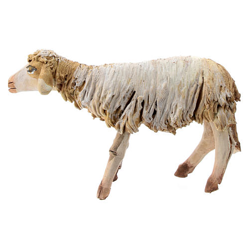 Sheep in terracotta standing, 13 cm Angela Tripi 1