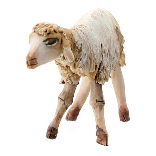 Sheep in terracotta standing, 13 cm Angela Tripi 2