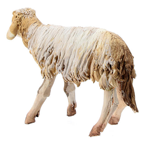 Sheep in terracotta standing, 13 cm Angela Tripi 3