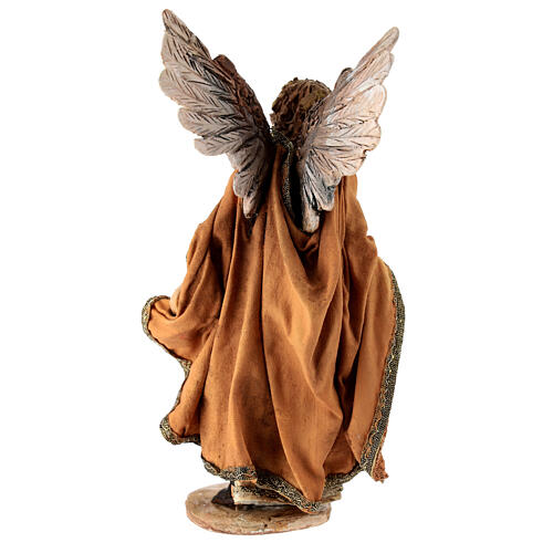 Nativity scene figurine, Angel messenger (standing) by Angela Tripi 13 cm 5