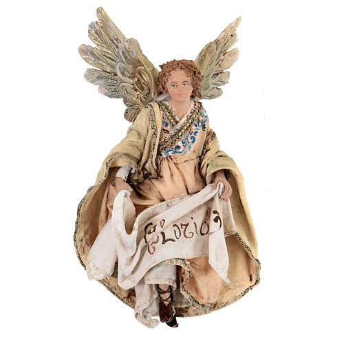 Anioł Gloria w różowej szacie, 13 cm, Angela Tripi 3