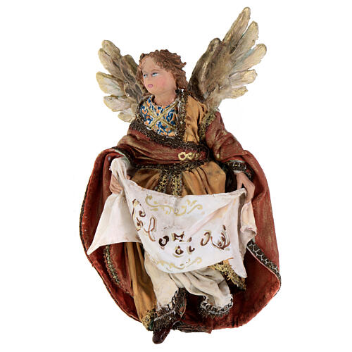 Anioł Gloria w czerwonym płaszczu 13 cm, Angela Tripi 3