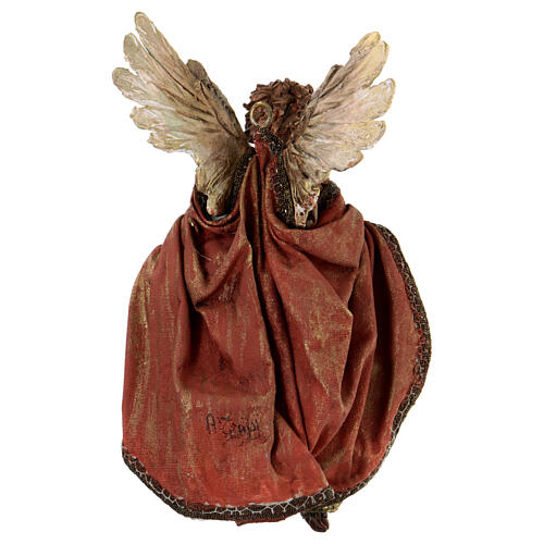 Anioł Gloria w czerwonym płaszczu 13 cm, Angela Tripi 5