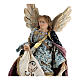 Nativity scene figurine, Angel with Gloria Deo banner by Angela Tripi 13 cm s2
