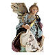 Nativity scene figurine, Angel with Gloria Deo banner by Angela Tripi 13 cm s4