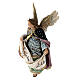 Nativity scene figurine, Angel with Gloria Deo banner by Angela Tripi 13 cm s5