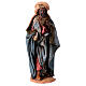 Nativity scene figurine, Dark-skinned King standing by Angela Tripi 13 cm s1
