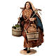 Nativity scene figurine, Woman with jars and vegetables by Angela Tripi 13 cm s3