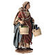 Femme avec jarres et légumes 13 cm Angela Tripi s2