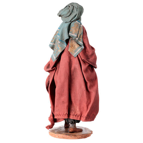 Nativity scene figurine, Standing King with gift by Angela Tripi 13 cm 5