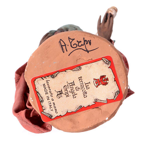 Król Mędrzec z darem, stojący, 13 cm, Angela Tripi 6
