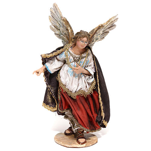 Engel der Verkündigung, für 13 cm Krippe von Angela Tripi, Terrakotta 1
