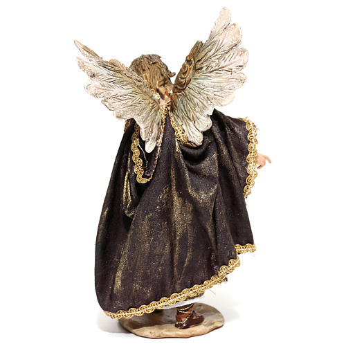 Engel der Verkündigung, für 13 cm Krippe von Angela Tripi, Terrakotta 5