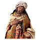 Nativity scene figurine, Magi King with coffer by Angela Tripi 13 cm s2