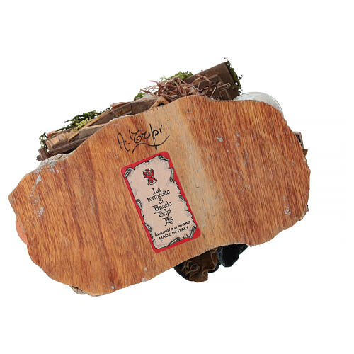 Pescivendolo con banchetto 13 cm Angela Tripi 7