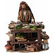 Pescivendolo con banchetto 13 cm Angela Tripi s1