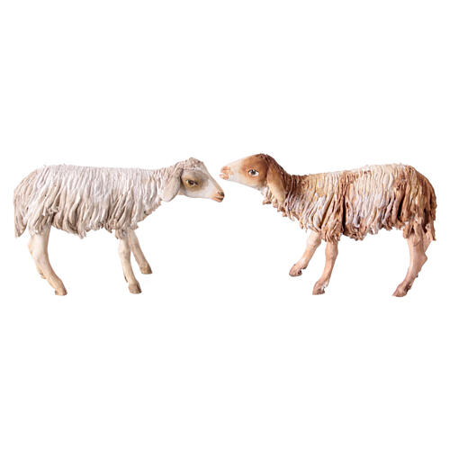Schafhirte mit Herde, für 13 cm Krippe von Angela Tripi, Terrakotta 5
