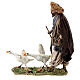 Nativity scene figurine, Man with geese by Angela Tripi 13 cm s3