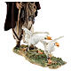 Nativity scene figurine, Man with geese by Angela Tripi 13 cm s4
