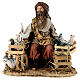 Nativity scene figurine, Bird seller by Angela Tripi 13 cm s1