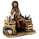 Nativity scene figurine, Bird seller by Angela Tripi 13 cm s2