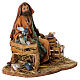 Nativity scene figurine, Bird seller by Angela Tripi 13 cm s5