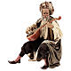 Músico com instrumento terracota para Presépio Angela Tripi com figuras de altura média 30 cm s3