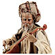 Musician with instrument figurine, Angela Tripi nativity terracotta 30 cm s2