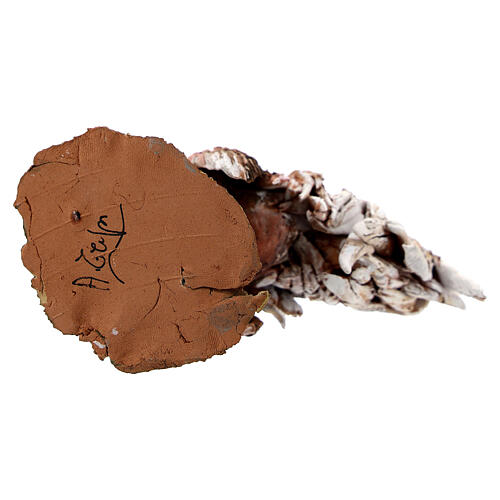 Galo terracota para presépio Angela Tripi com figuras de altura média 30 cm 7