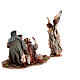 Szene Verkündigung an die Hirten, für 30 cm Krippe von Angela Tripi, Terrakotta s17