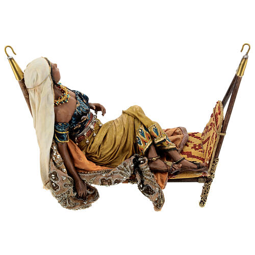 Szene Königin von Saba, für 30 cm Krippe von Angela Tripi, Terrakotta 17