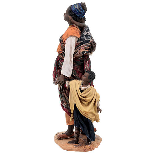Moor woman with child in hand, 30 cm Tripi Nativity Scene 5