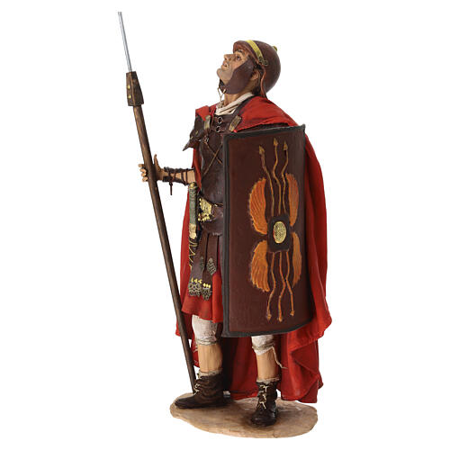 Römischer Soldat, für 30 cm Krippe von Angela Tripi, Terrakotta 4