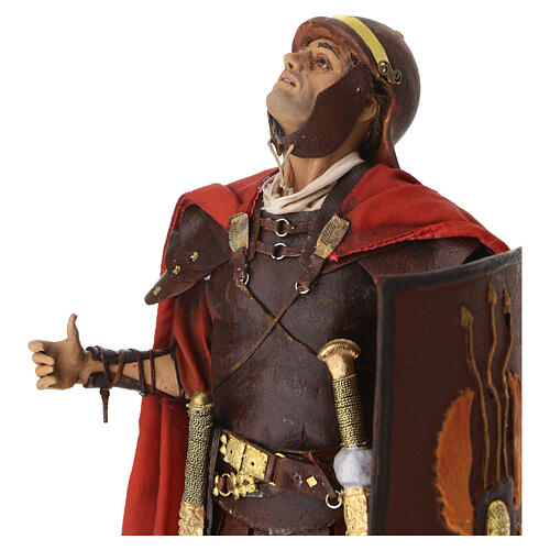 Römischer Soldat, für 30 cm Krippe von Angela Tripi, Terrakotta 5