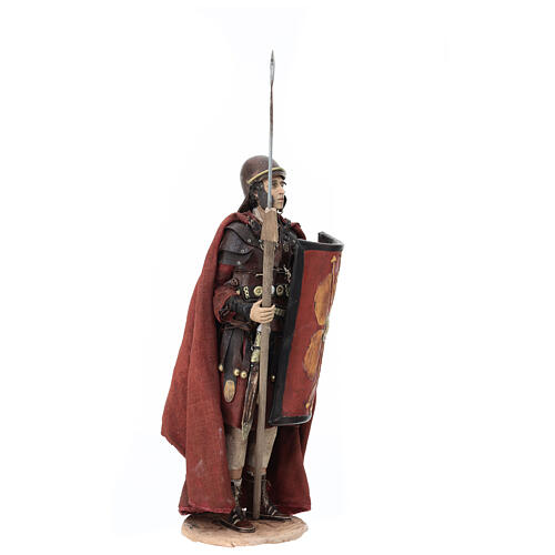 Soldado romano armado Presépio Angela Tripi com figuras de altura média 30 cm 4