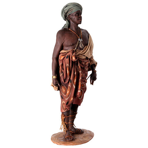 Slave with cheetahs figurine, 30 cm Angela Tripi 7