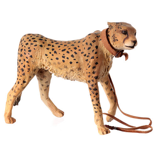 Slave with cheetahs figurine, 30 cm Angela Tripi 13