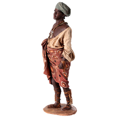 Slave with cheetahs figurine, 30 cm Angela Tripi 14