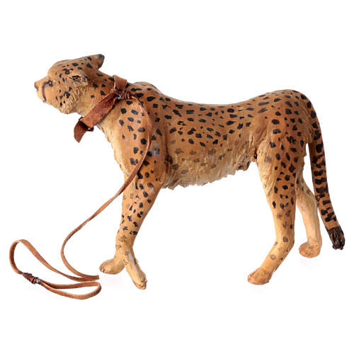 Slave with cheetahs figurine, 30 cm Angela Tripi 15